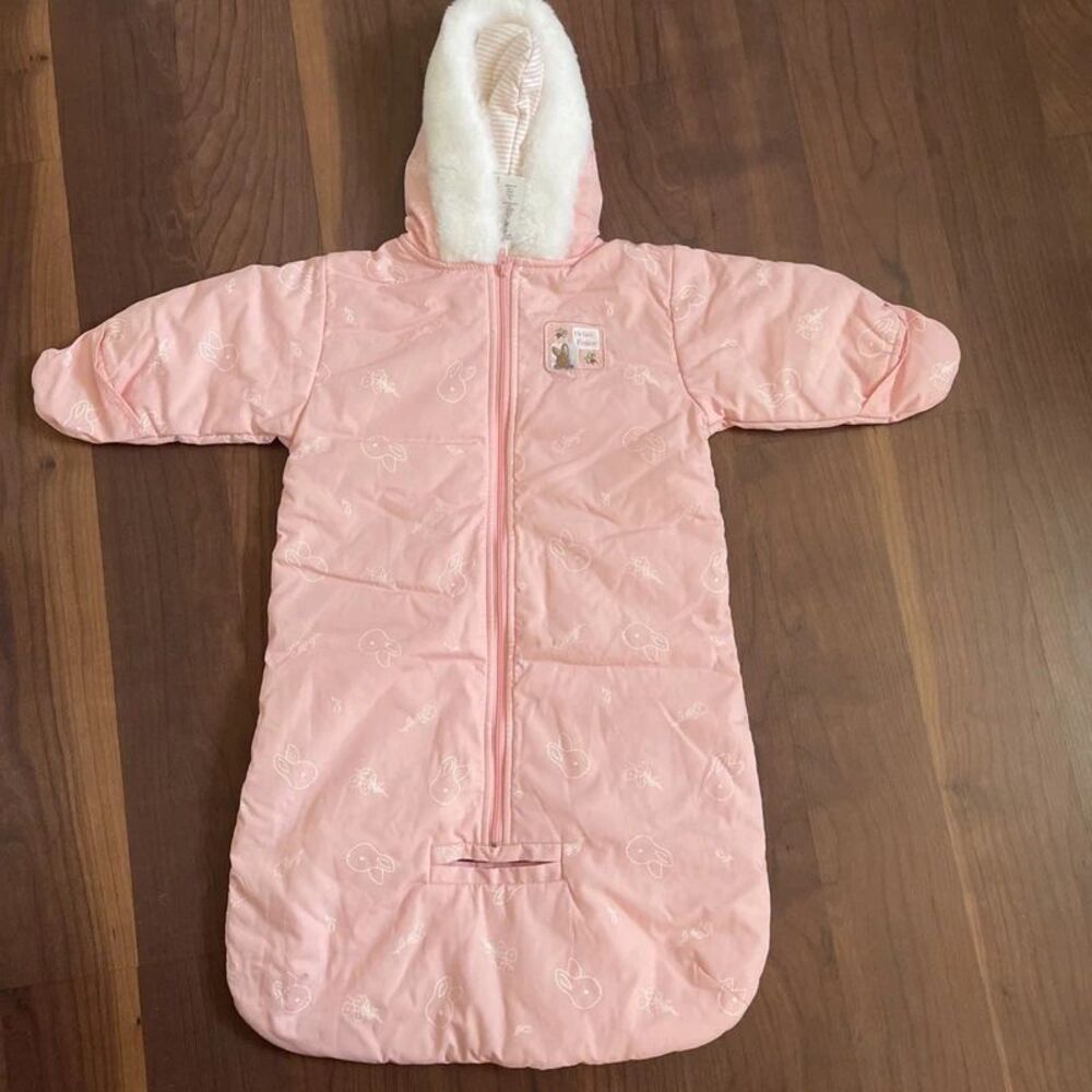 Peter Rabbit Beatrix Potter collection Baby Girl Pink Sleep Sack 6-9 M Vintage